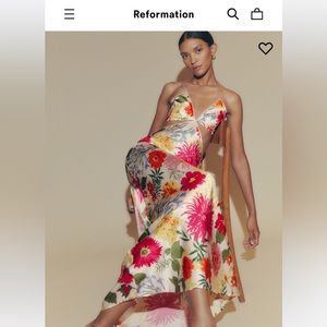 Reformation Poppy cut out maxi